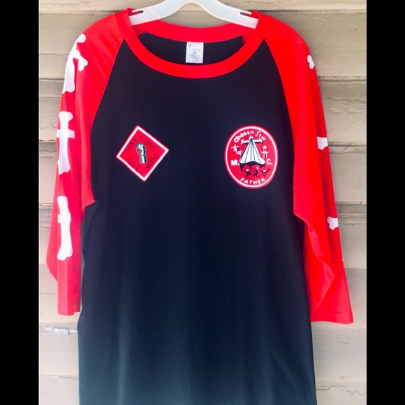 Two Chosen Few Louisiana Motor Cycle Club 3/4 Tees - Picture 9 of 10